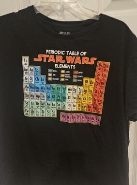 Old Navy Black Star Wars Periodic Table Graphic Tee